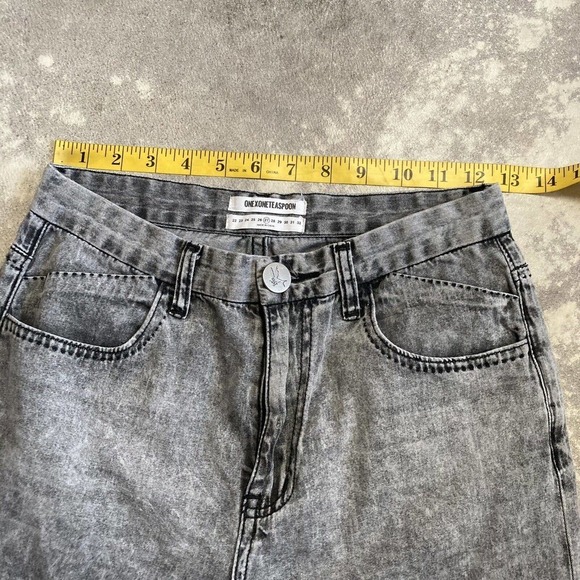 One Teaspoon Eddie Eagle Blakey High Rise Jeans Womens Size 27 Gray - Picture 2 of 12
